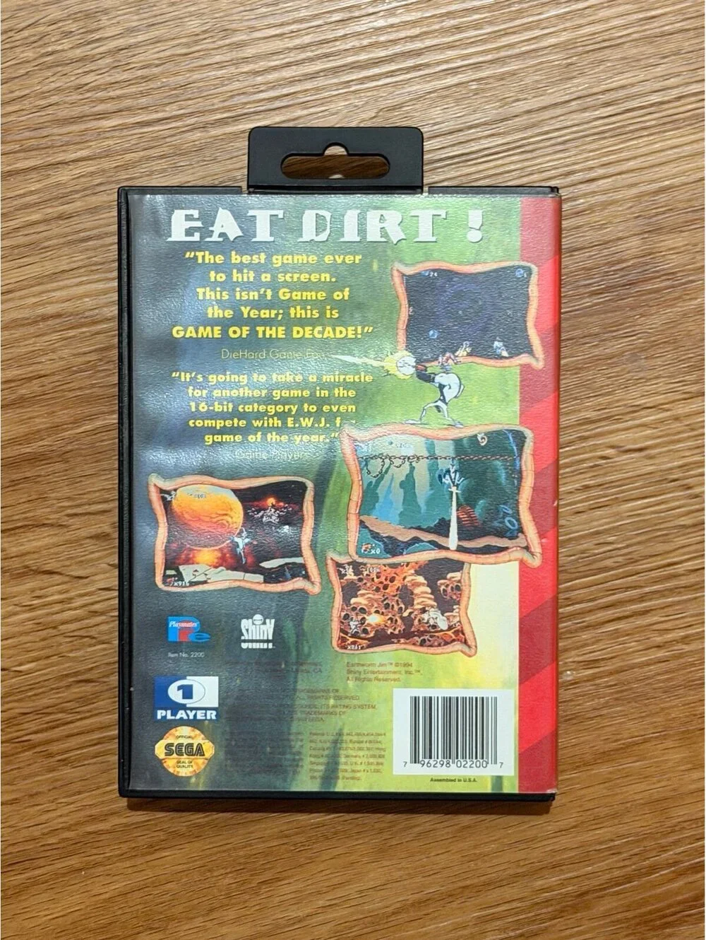 EarthWorm Jim for Sega Genesis